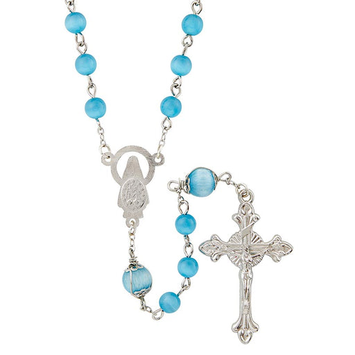 Miraculous Medal Wire Wrapped Rosary