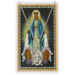 Miraculous Medal on 18" Gold Tone Chain with Laminated Spanish Holy Card