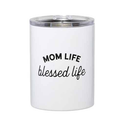 White BPA Free Stainless Steel Tumbler made for your perfect everyday cup of coffee wherever you go made from bamboo with a silicone lid wonderful gift to your brother sister mother father family and friends for their birthday christmas or any occasion