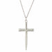 Nail Cross Silver Necklace