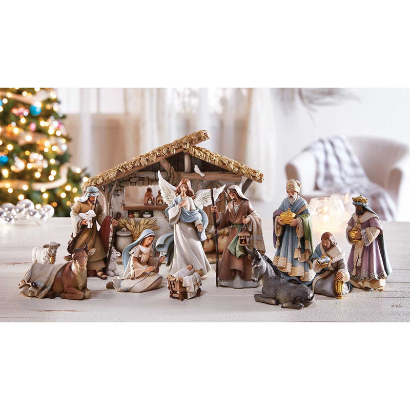 Nativity Figurine Set- Bethlehem Night