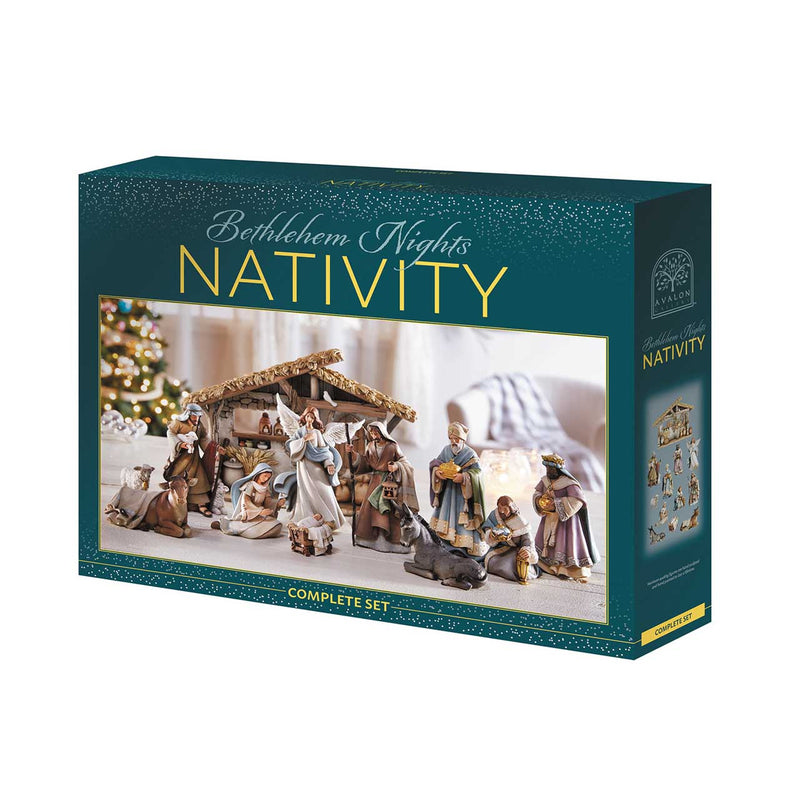 Nativity Figurine Set- Bethlehem Night