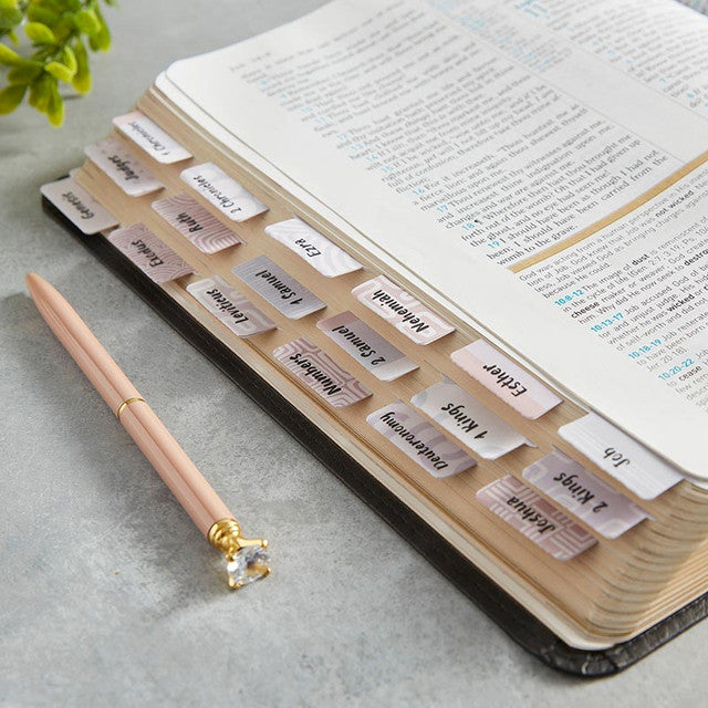 Navy Bible Tabs - 12 Pieces Per Package