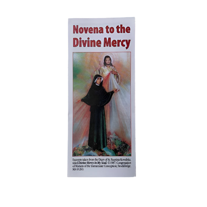 Novena to the Divine Mercy Pamphlet –  Daily Prayer Guide from St. Faustina’s Diary for Prayer Groups & Devotional Use