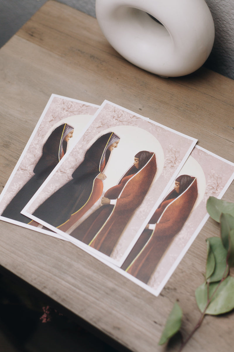 Blessed is She Visitation Prayer Card // 3-Pack