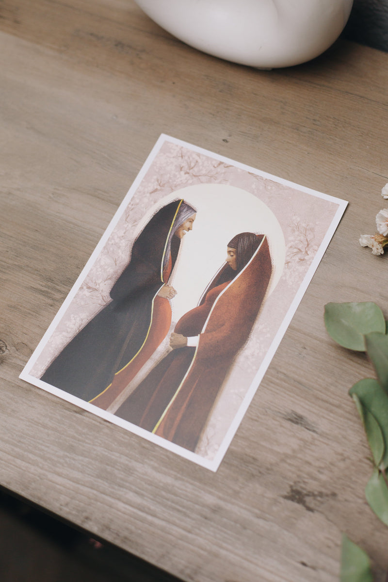 Blessed is She Visitation Prayer Card // 3-Pack