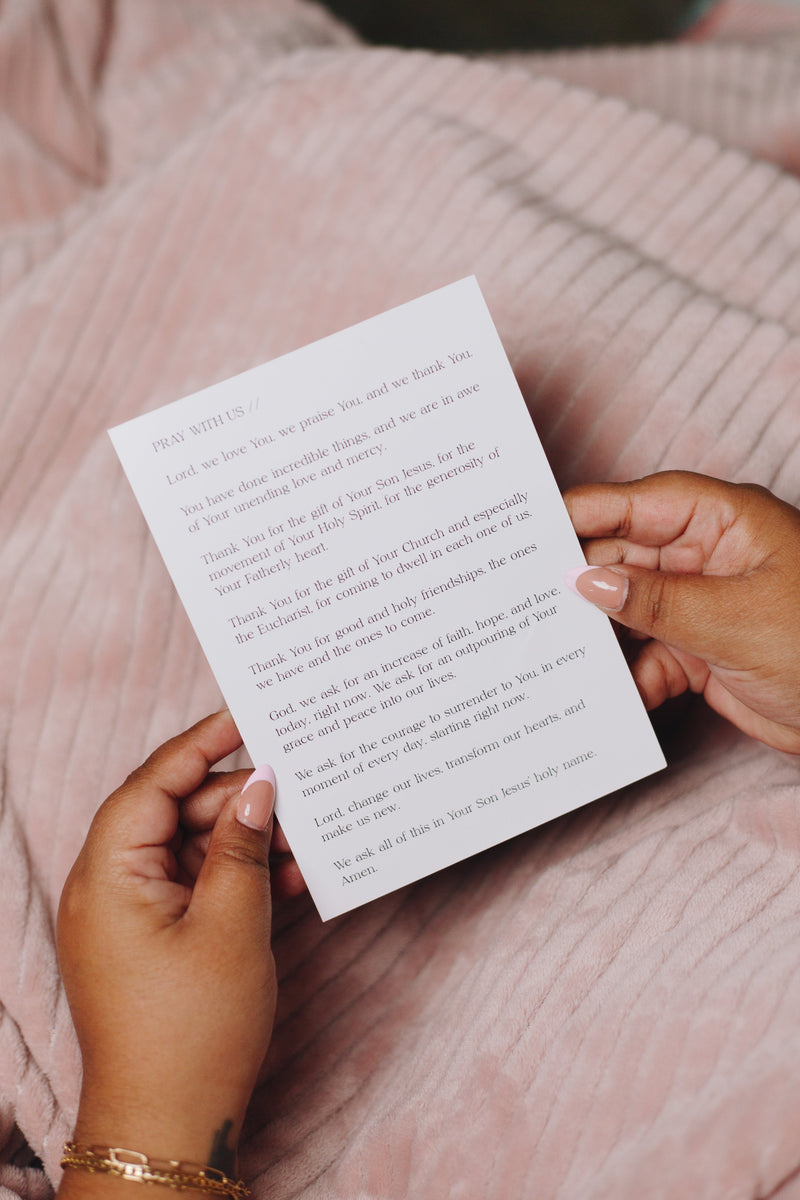 Blessed is She Visitation Prayer Card // 3-Pack