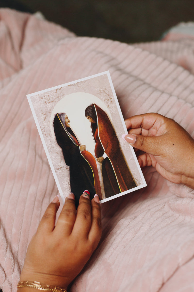 Blessed is She Visitation Prayer Card // 3-Pack