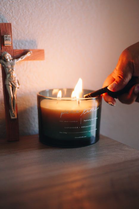 Peace Time 3-Wick // Saintly Scents Candle