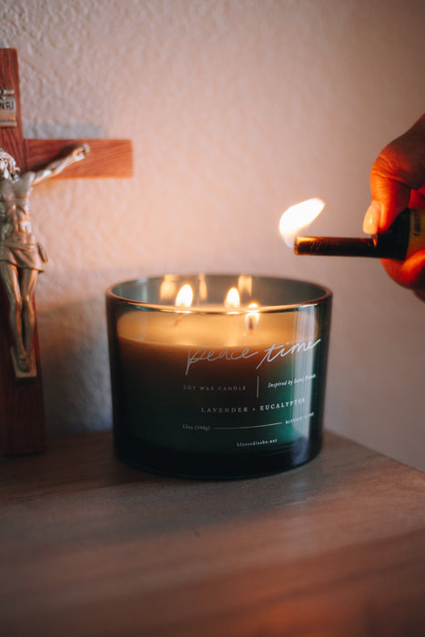 Peace Time 3-Wick // Saintly Scents Candle