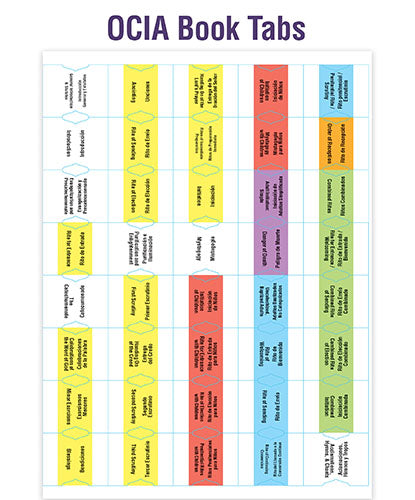 OCIA Book Tabs / Separadores para el RICA
