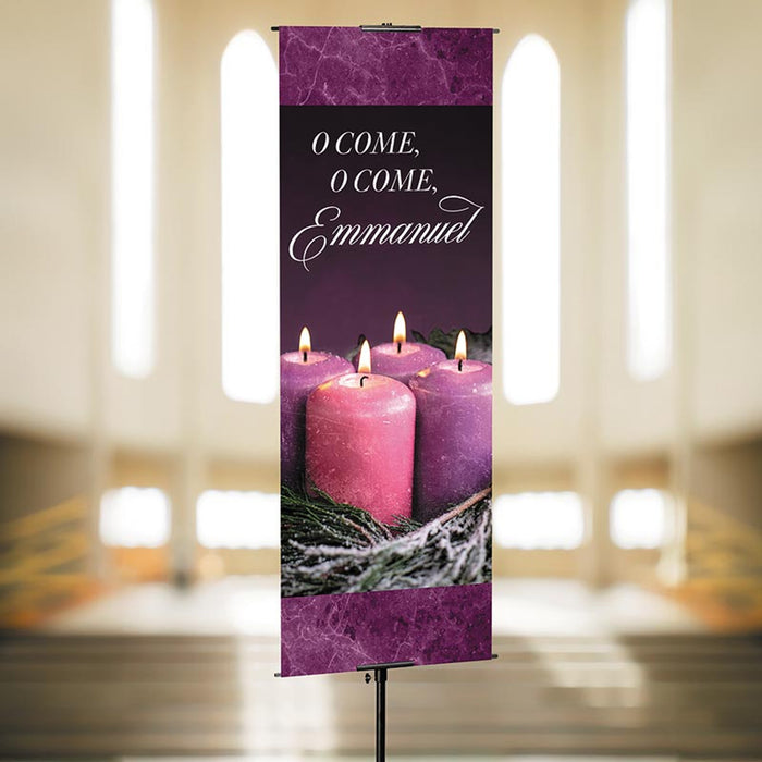 O Come, O Come, Emmanuel Banner - Panoramic Series