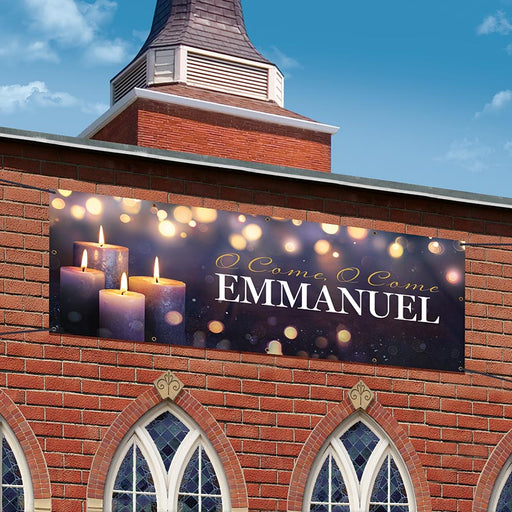 O Come, O Come, Emmanuel Outdoor Banner