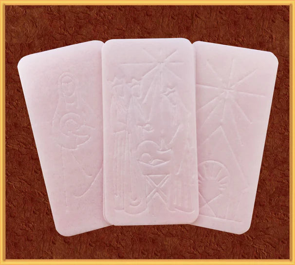 Christmas Wafers (Oplatki / Oplatek) – Traditional Polish Christmas Eve Wafers | White or Pink | Bag of 100