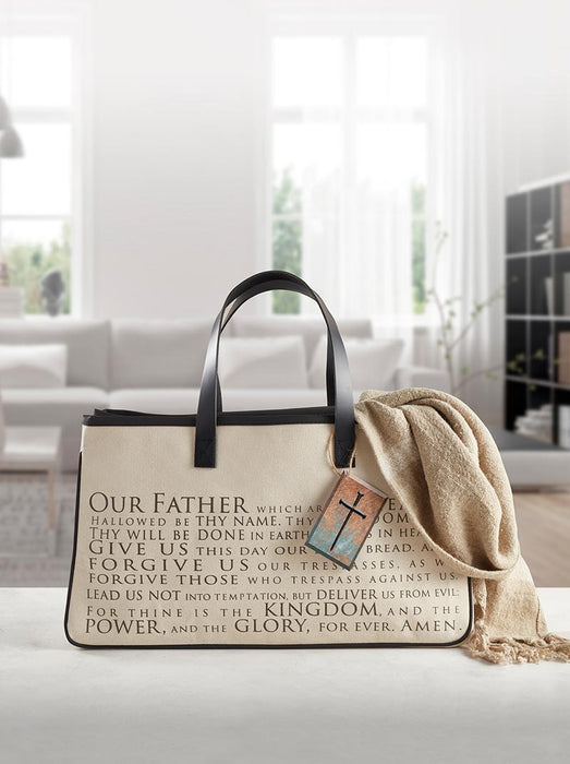 Our Father Canvas Tote - 2 Pieces