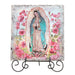 Our Lady Of Guadalupe Square Tile Plaque with Stand