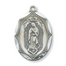 Our Lady of Guadalupe Medal with 24" Chain Necklace