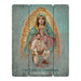 Our Lady of Guadalupe with Juan Diego Pallet SIgn