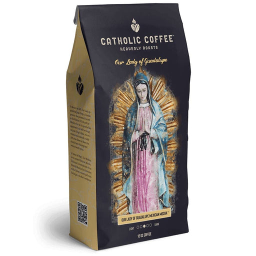 Our Lady of Guadalupe Mexican Mocha Roast Coffee –  Catholic Faith-Inspired Blend with Traditional Mexican Chocolate Flavor