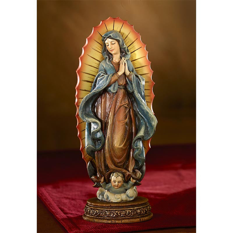 Estatua de Nuestra Señora de Guadalupe de 6"