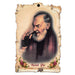 Padre Pio Sacred Scroll Plaque