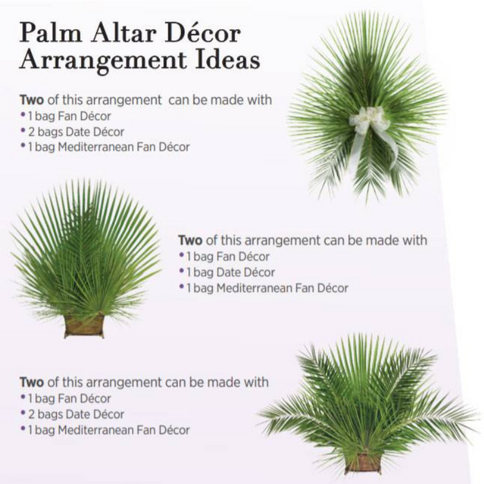 Palm Altar Decor - Mediterranean Palm