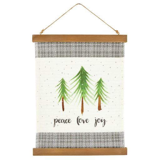 Peace Love Joy Canvas Banner - 2 Pieces Per Package
