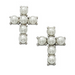 Pearl Cross Communion Earring