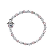 Pink Crystal Youth Communion Bracelet Youth Communion Bracelet Communion Bracelet Communion Souvenir Communion Keepsake