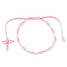 Pink Macrame Rosary Bracelet- 12 Pieces Per Package