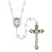 Prague Rose Rosary With Miraculous Medal Center