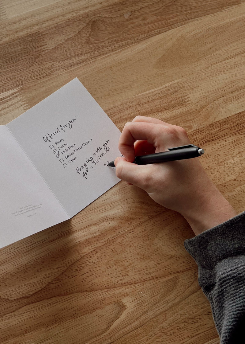 Catholic Intentions Greeting Cards "I'm Praying With You" 5-Pack