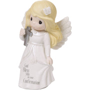 Precious Moments Confirmation Angel Figurine – Porcelain Gift with Cross Blessing