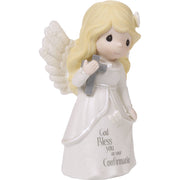 Precious Moments Confirmation Angel Figurine – Porcelain Gift with Cross Blessing