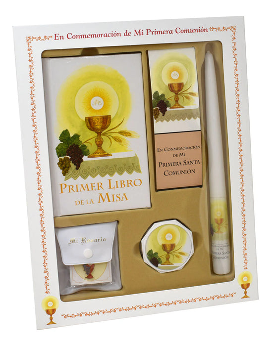 Primer Libro De La Misa (My First Eucharist) Deluxe Set