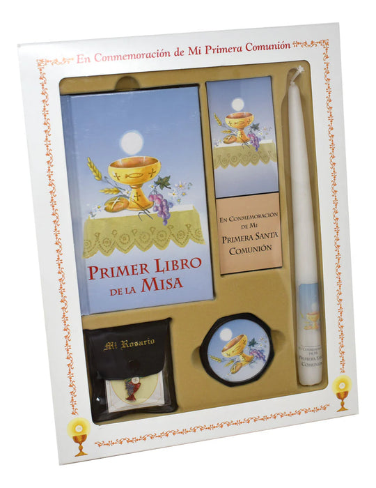 Primer Libro De La Misa (My First Eucharist) Deluxe Set