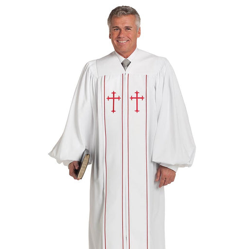 Pulpit Robe Cleric White