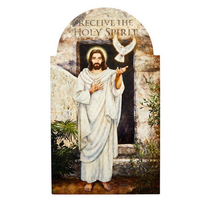 Receive The Holy Spirit -  Arched Plaque
