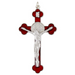 Red Budded Saint Benedict Crucifix - 12 Pieces Per Package