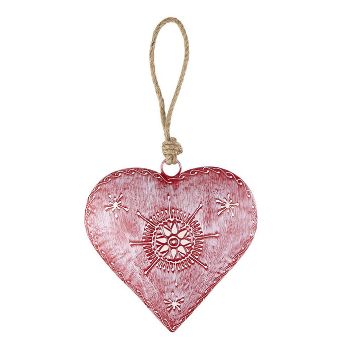 Red Heart Holiday Ornament - Large