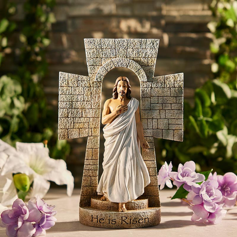 12" He is Risen Christ Figure