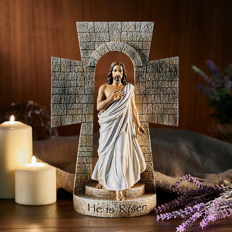 12" He is Risen Christ Figure