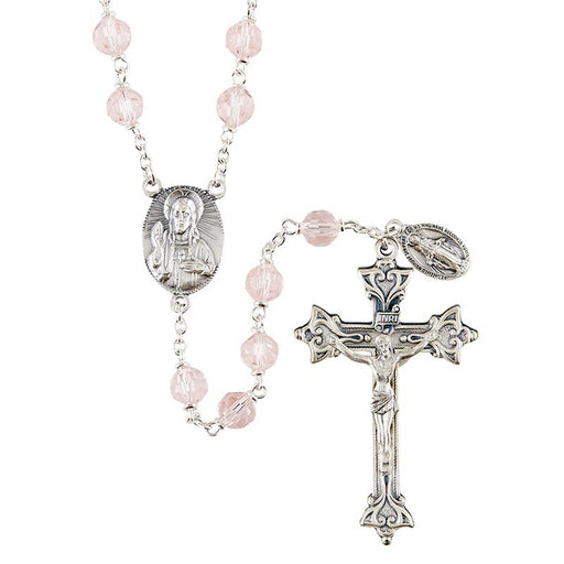 Rose Vienna Collection Sacred Heart Rosary