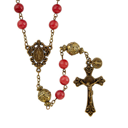 Ruby Mantle of Mary Collection Rosary