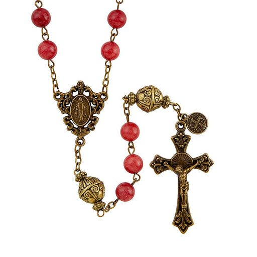 Ruby Mantle of Mary Collection Rosary