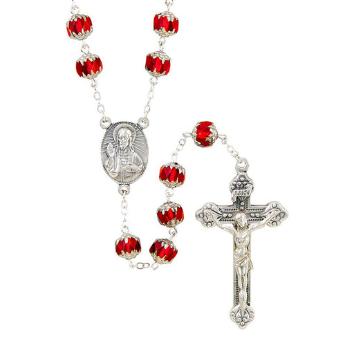 Ruby Rosary - La Verna Collection