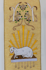 SV1 - Lamb of God Hand Embroidered Chasuble