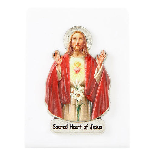 Sacred Heart Desk Plaque - 2 Pieces Per Package
