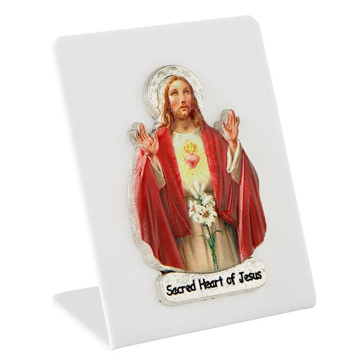 Sacred Heart Desk Plaque - 2 Pieces Per Package