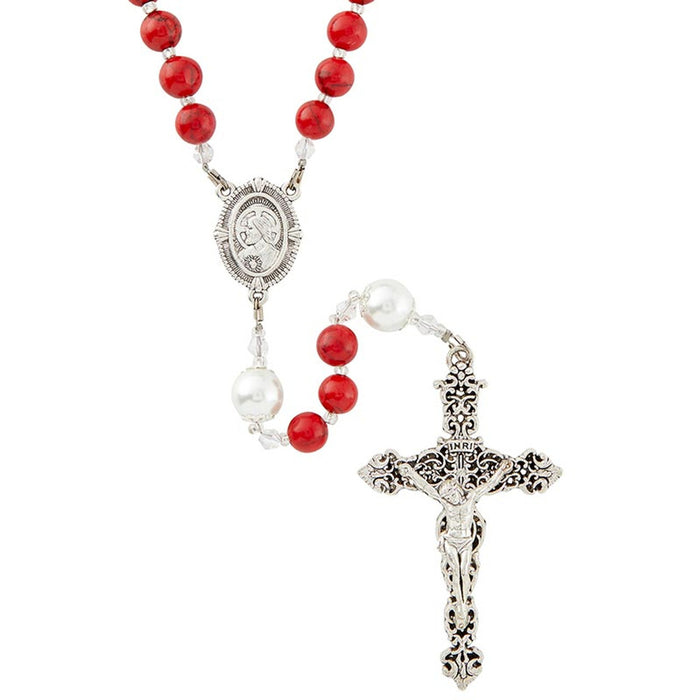 Sacred Heart Devotional Rosary - 4 Pieces Per Package